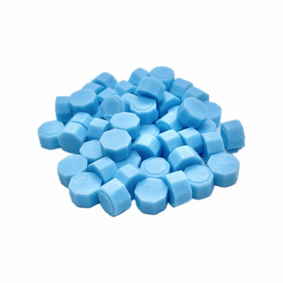 シーリングワックス 50g|八角型 ベイビーブルー