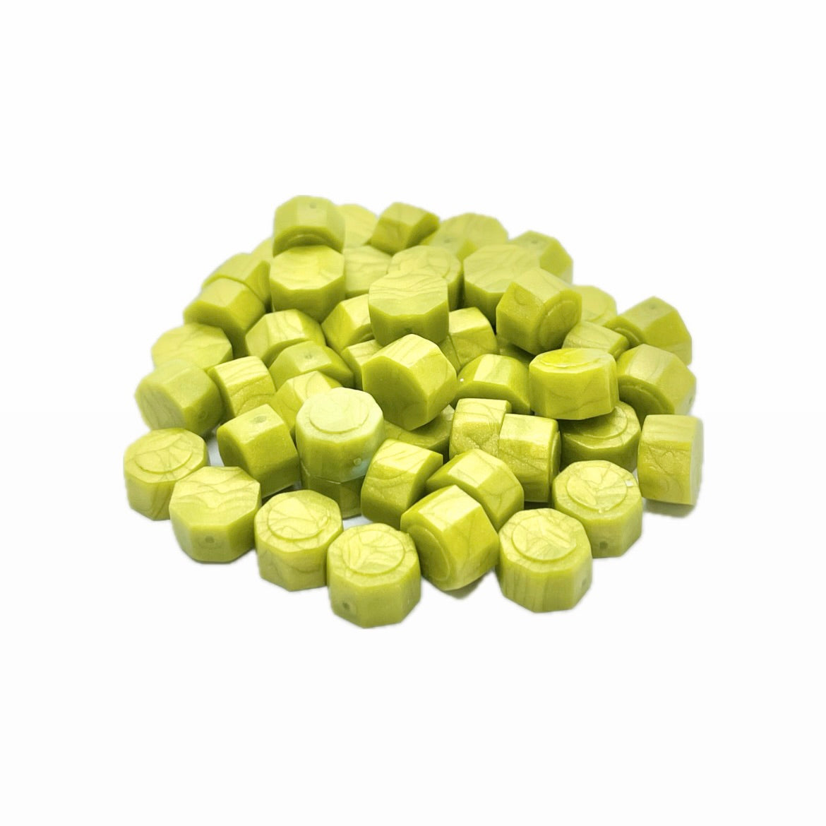 シーリングワックス 50g|八角型 リーフグリーン