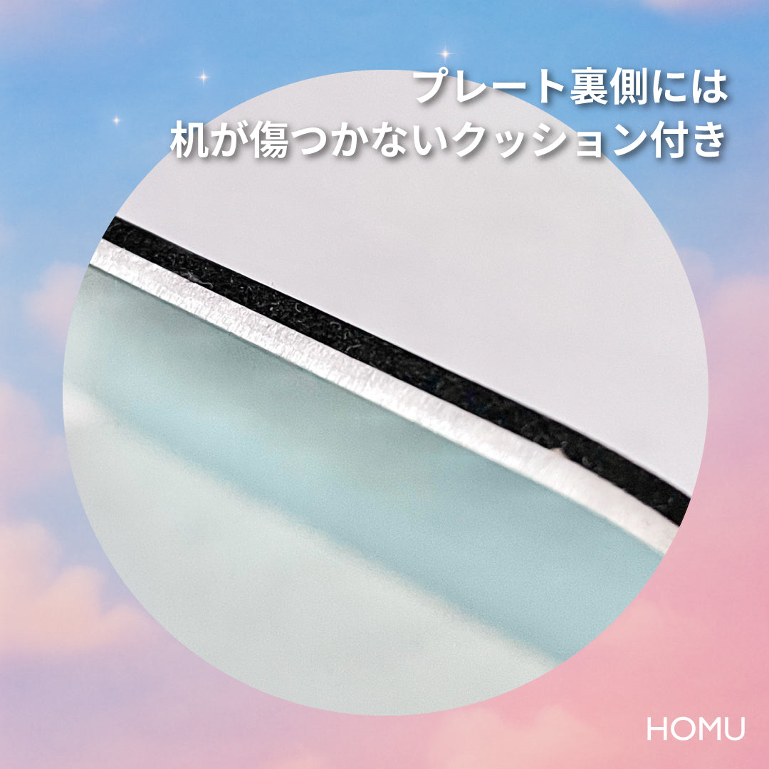 金属製スタンププレート|剥がれやすい