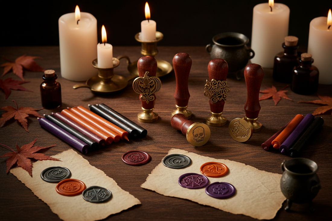 ハロウィンテーマのシーリングスタンプセットが販売開始