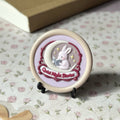 HOMU シーリングスタンプ 3Dシーリングスタンプヘッド｜QUIET NIGHT STORIES READING BUNNY（30mm） 使用例