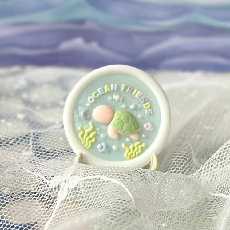 3Dシーリングスタンプヘッド｜OCEAN FRIENDS 25mm
