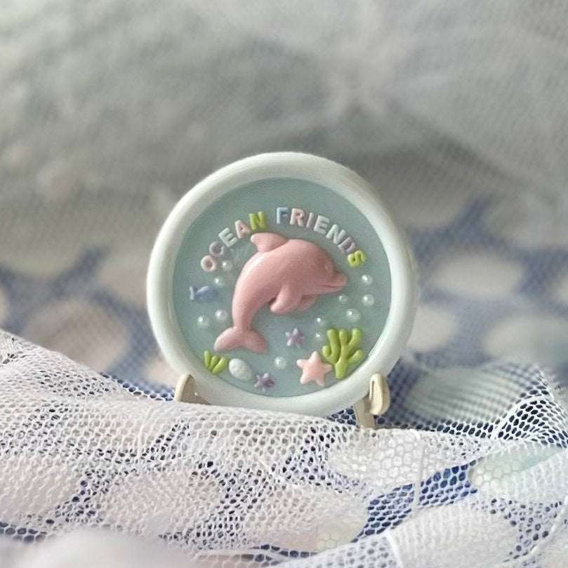 3Dシーリングスタンプヘッド｜OCEAN FRIENDS 25mm