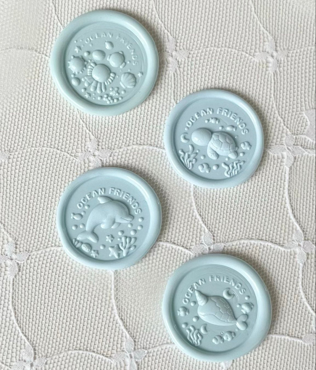 3Dシーリングスタンプヘッド｜OCEAN FRIENDS 25mm