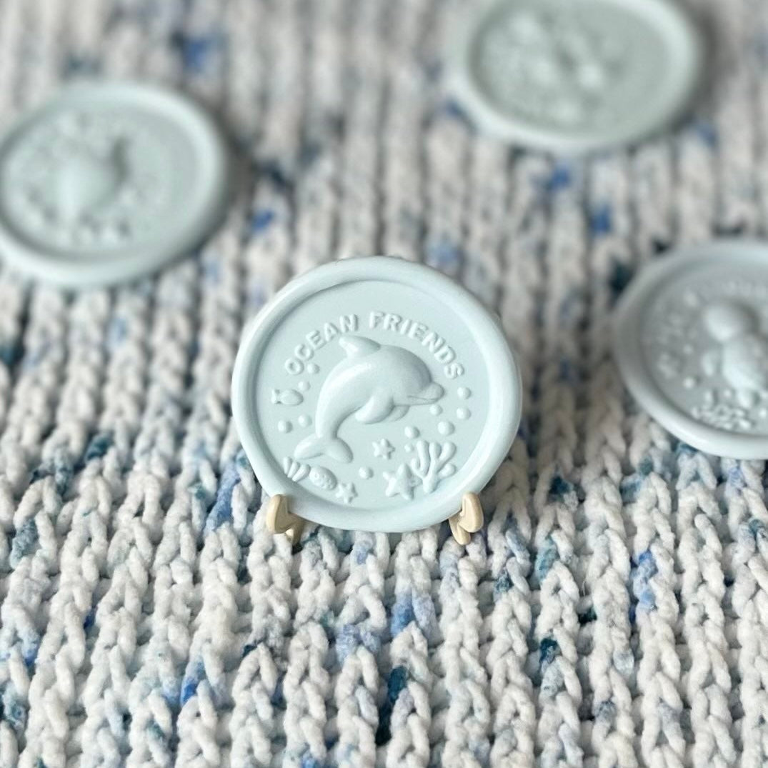 3Dシーリングスタンプヘッド｜OCEAN FRIENDS 25mm