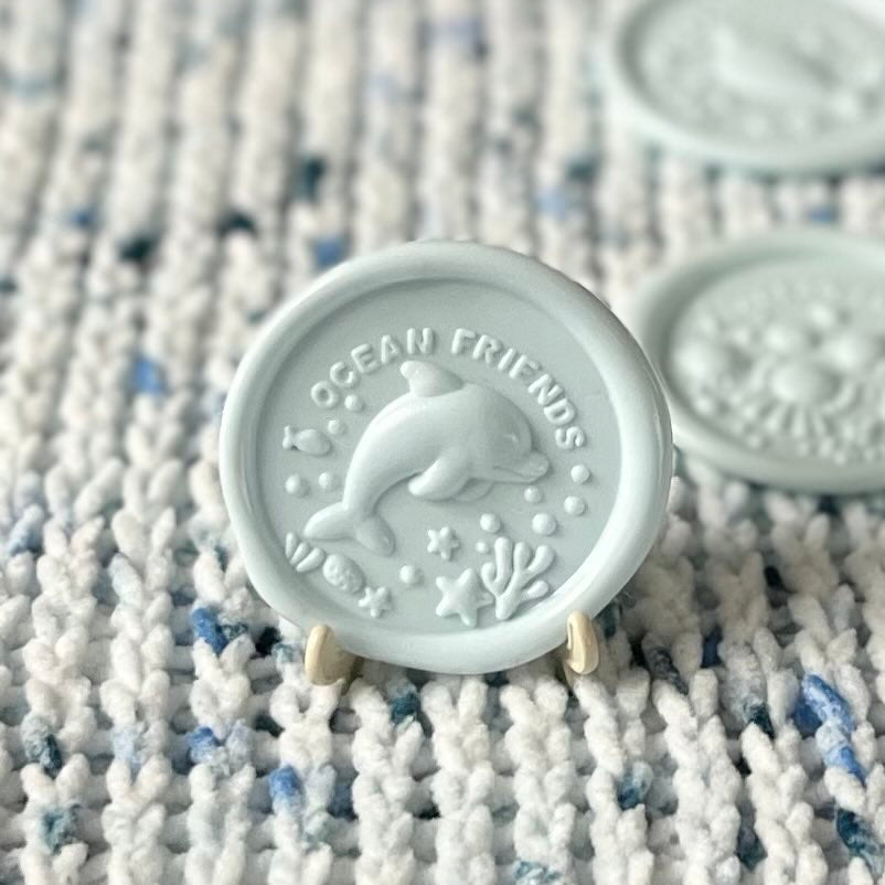 3Dシーリングスタンプヘッド｜OCEAN FRIENDS 25mm