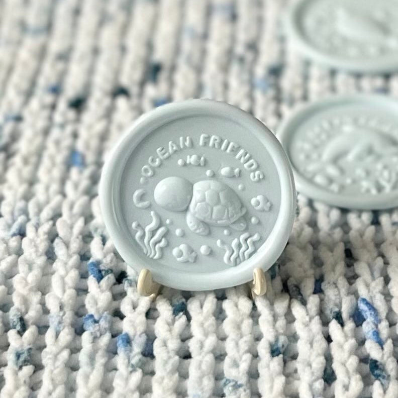 3Dシーリングスタンプヘッド｜OCEAN FRIENDS 25mm