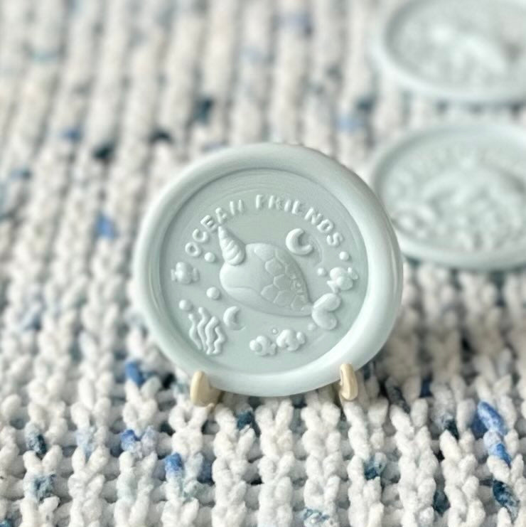3Dシーリングスタンプヘッド｜OCEAN FRIENDS 25mm