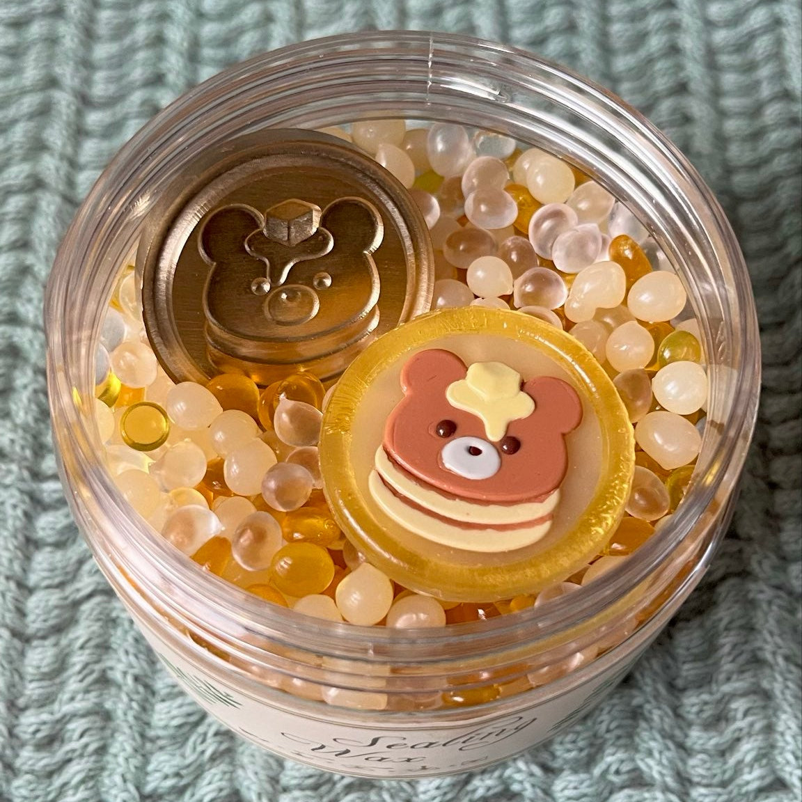 3Dスタンプヘッド｜くまパンケーキ 30mm