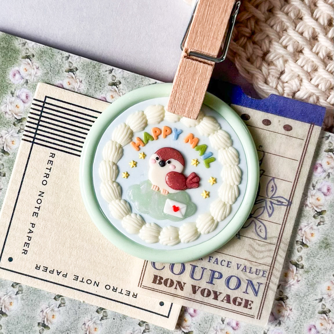 3Dスタンプヘッド｜HAPPY MAIL 30mm
