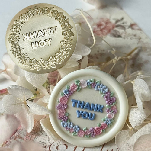 3Dスタンプヘッド｜THANK YOU 30mm