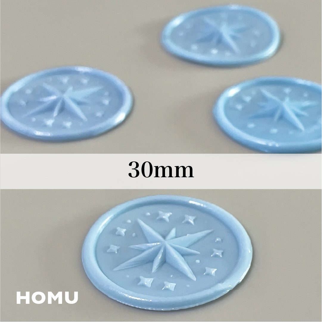 3Dスタンプヘッド｜スパークル 30mm