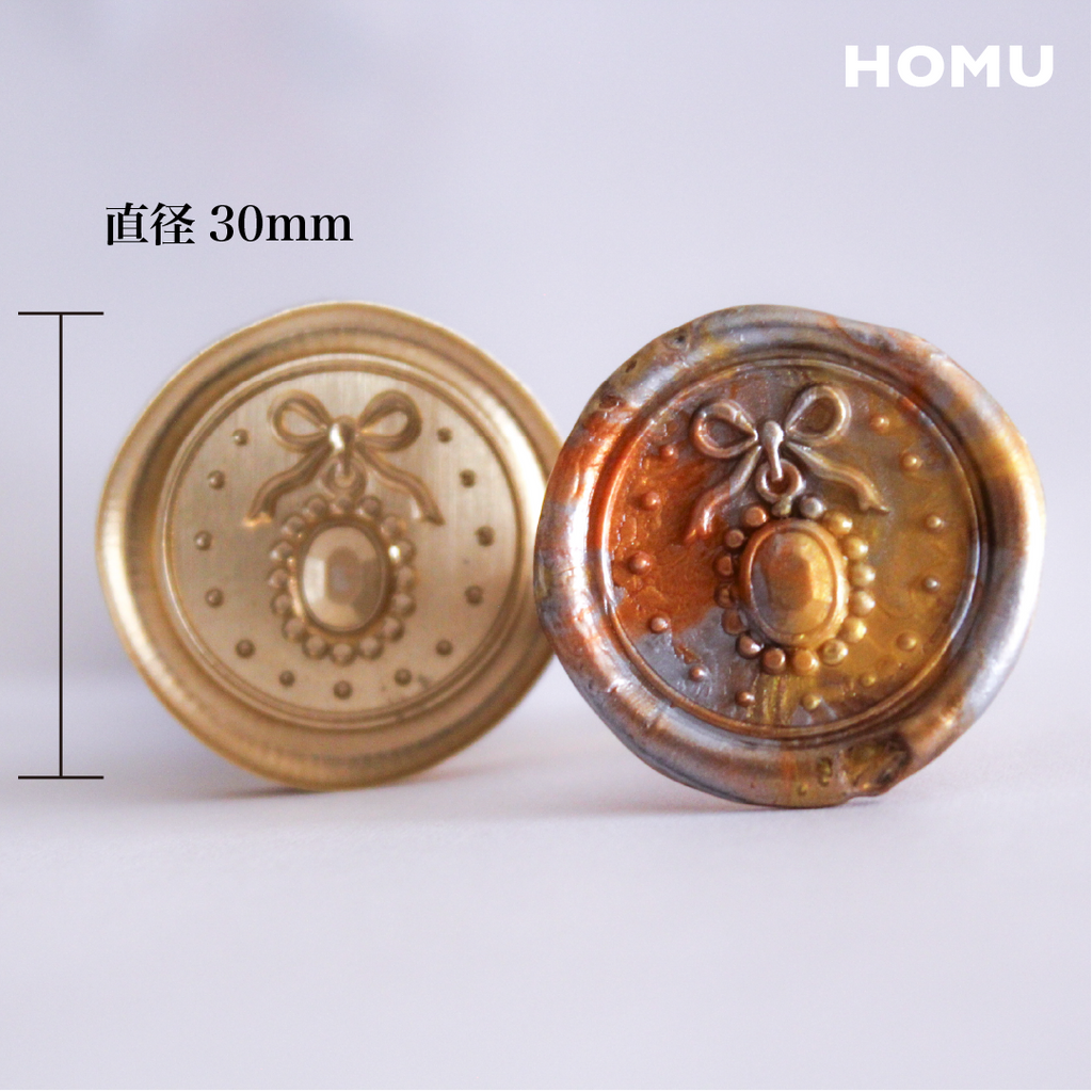 3Dスタンプヘッド｜宝石チャーム 30mm