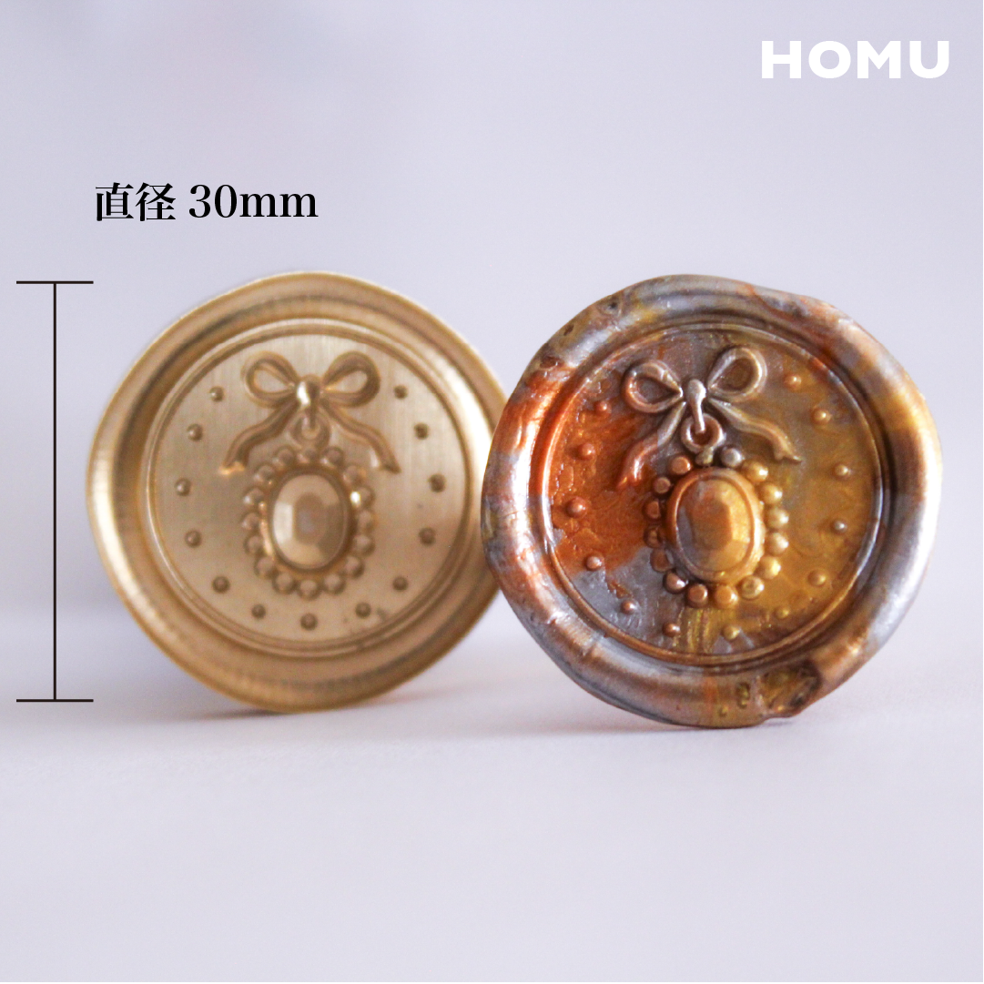 3Dスタンプヘッド｜宝石チャーム 30mm