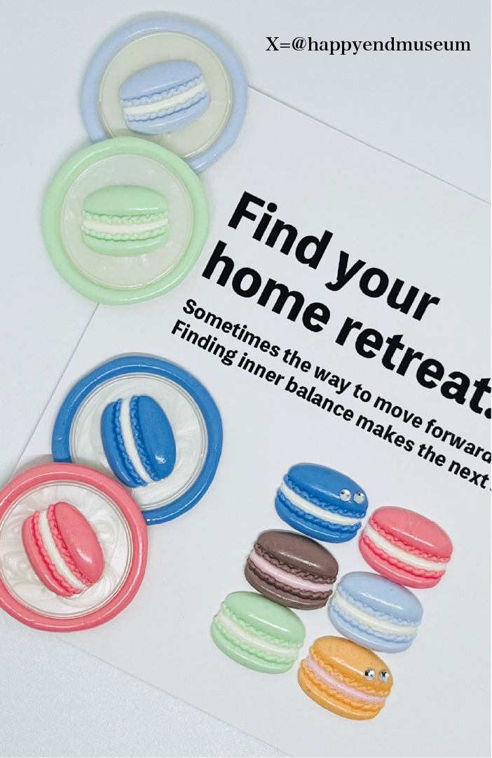 3Dスタンプヘッド｜マカロン 30mm