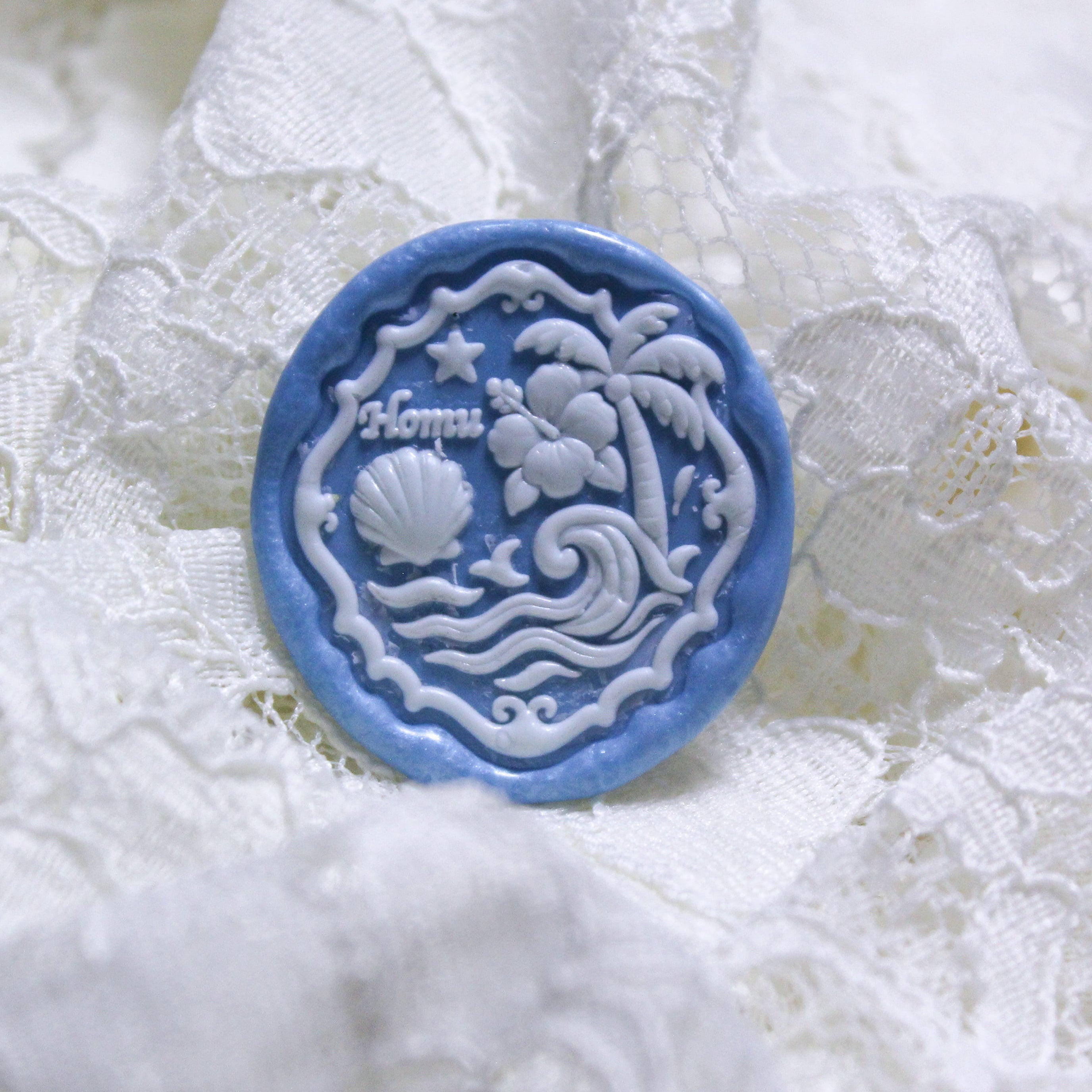 3Dスタンプヘッド｜海のひととき 30mm