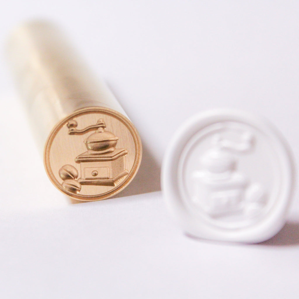 3Dスタンプヘッド｜COFFEE MILL 15mm 筒型