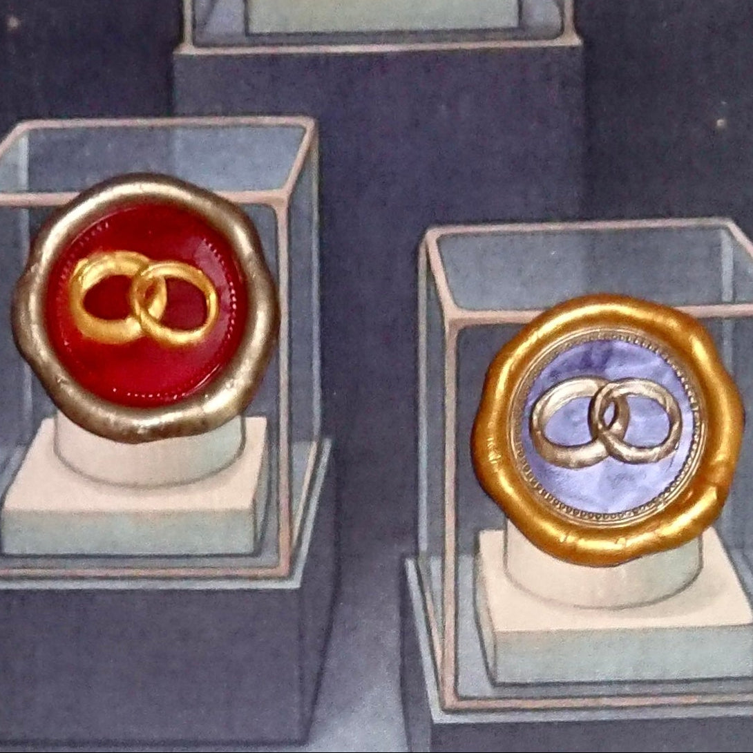 HOMU シーリングスタンプ 3Dスタンプヘッド｜ペアリング 30mm サイズ詳細