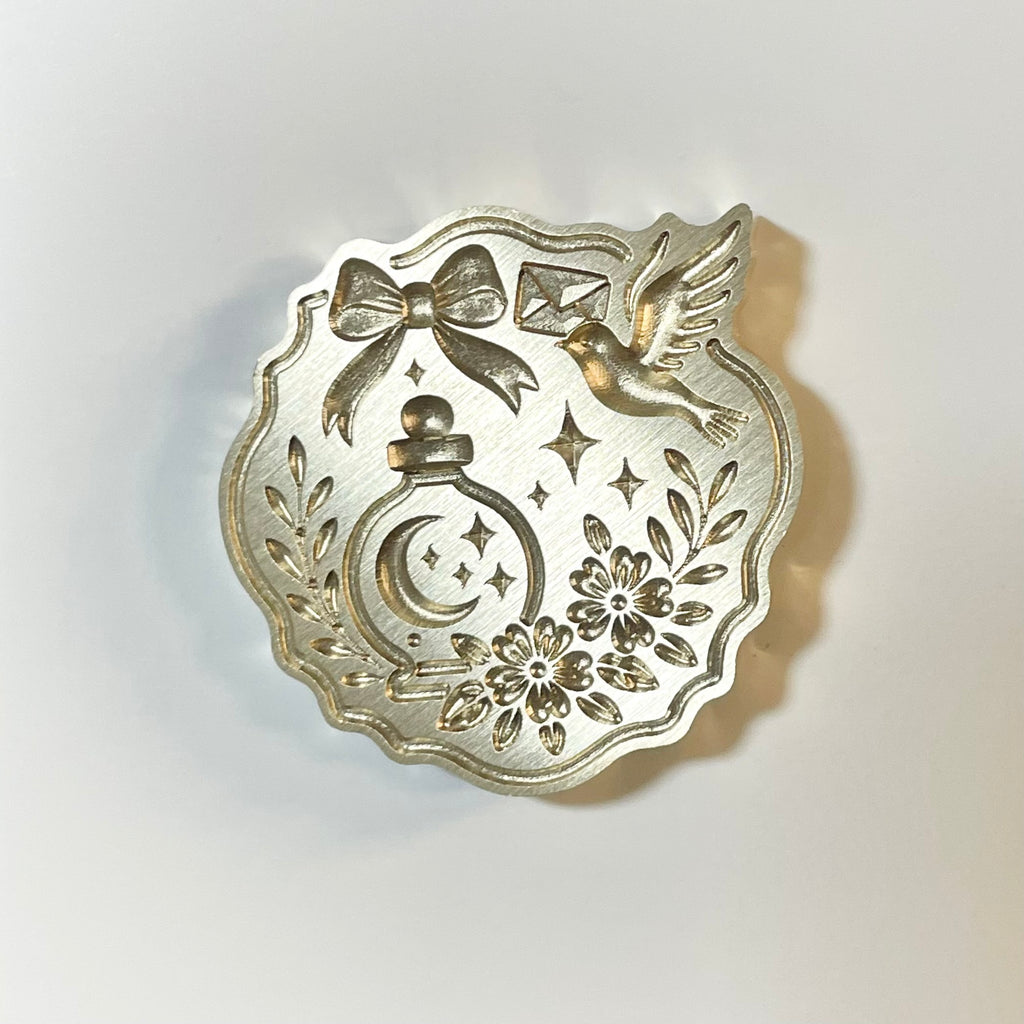 3Dスタンプヘッド｜幸せのハミングバード 30mm