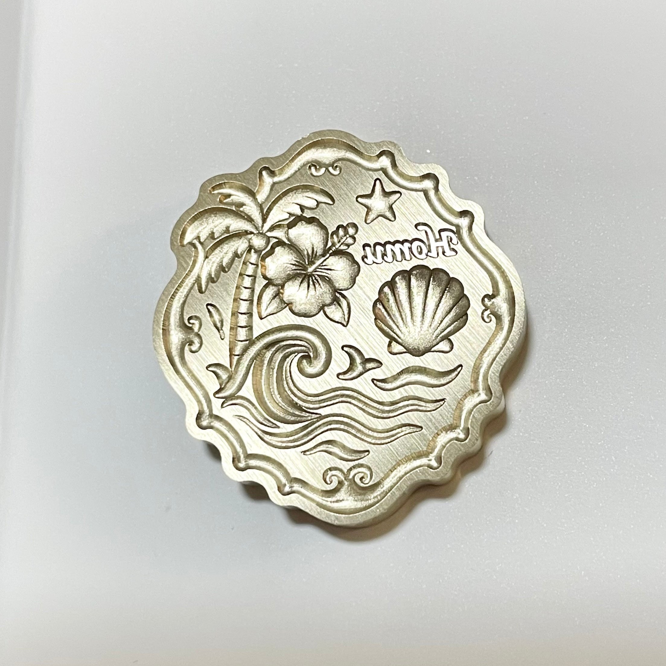 3Dスタンプヘッド｜海のひととき 30mm