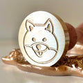 HOMU シーリングスタンプ スタンプヘッド｜手書きの柴犬（選べる4種） 25mm/30mm メイン画像