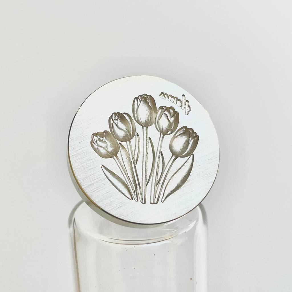 3Dスタンプヘッド｜チューリップの花束