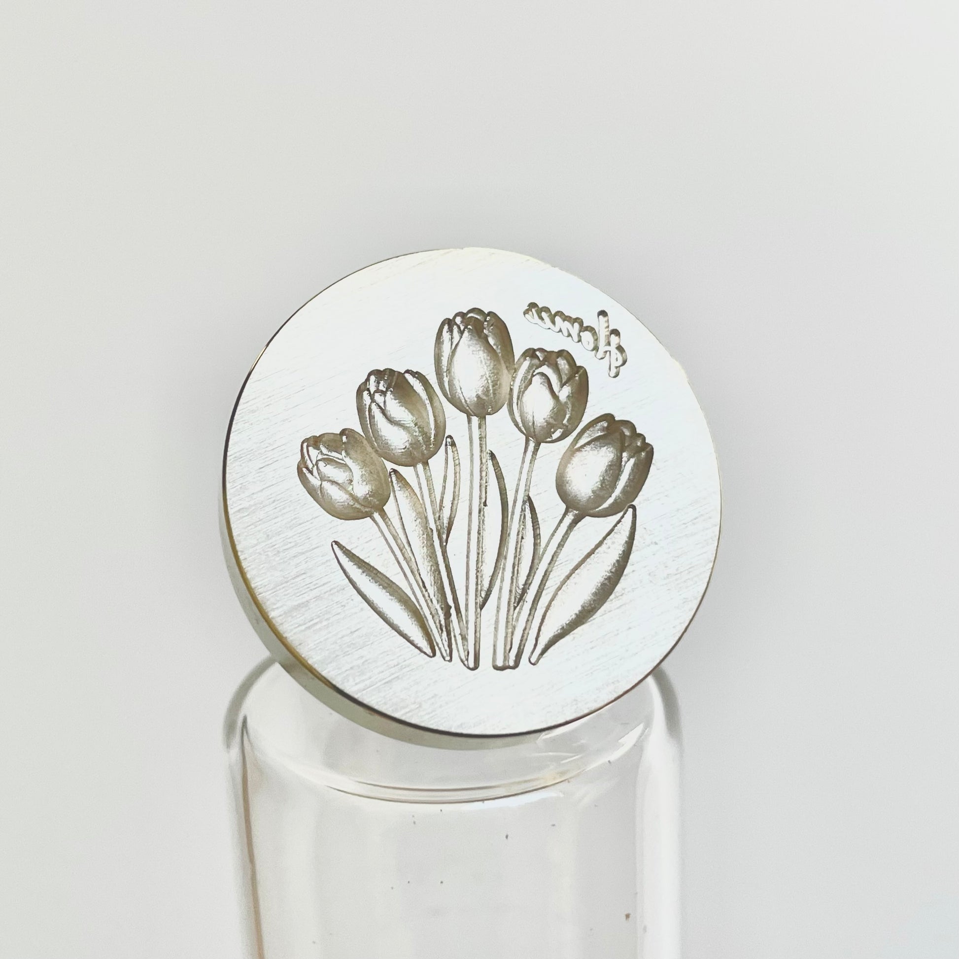 3Dスタンプヘッド｜チューリップの花束