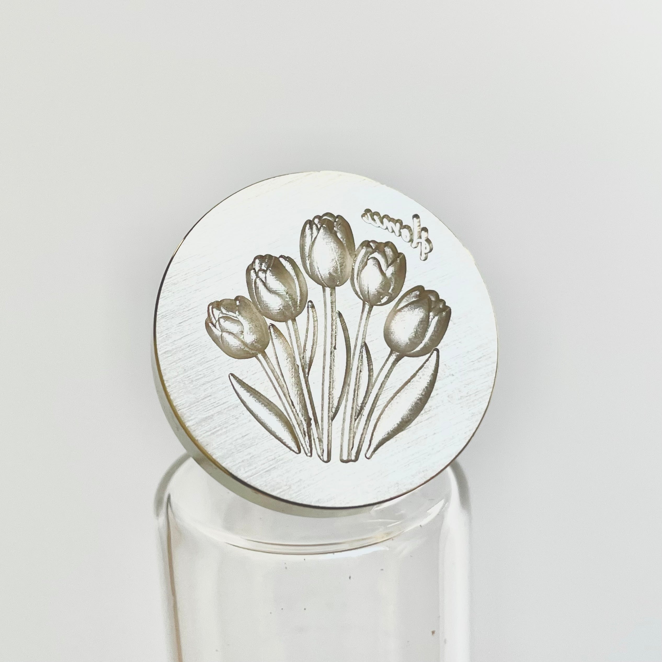 3Dスタンプヘッド｜チューリップの花束