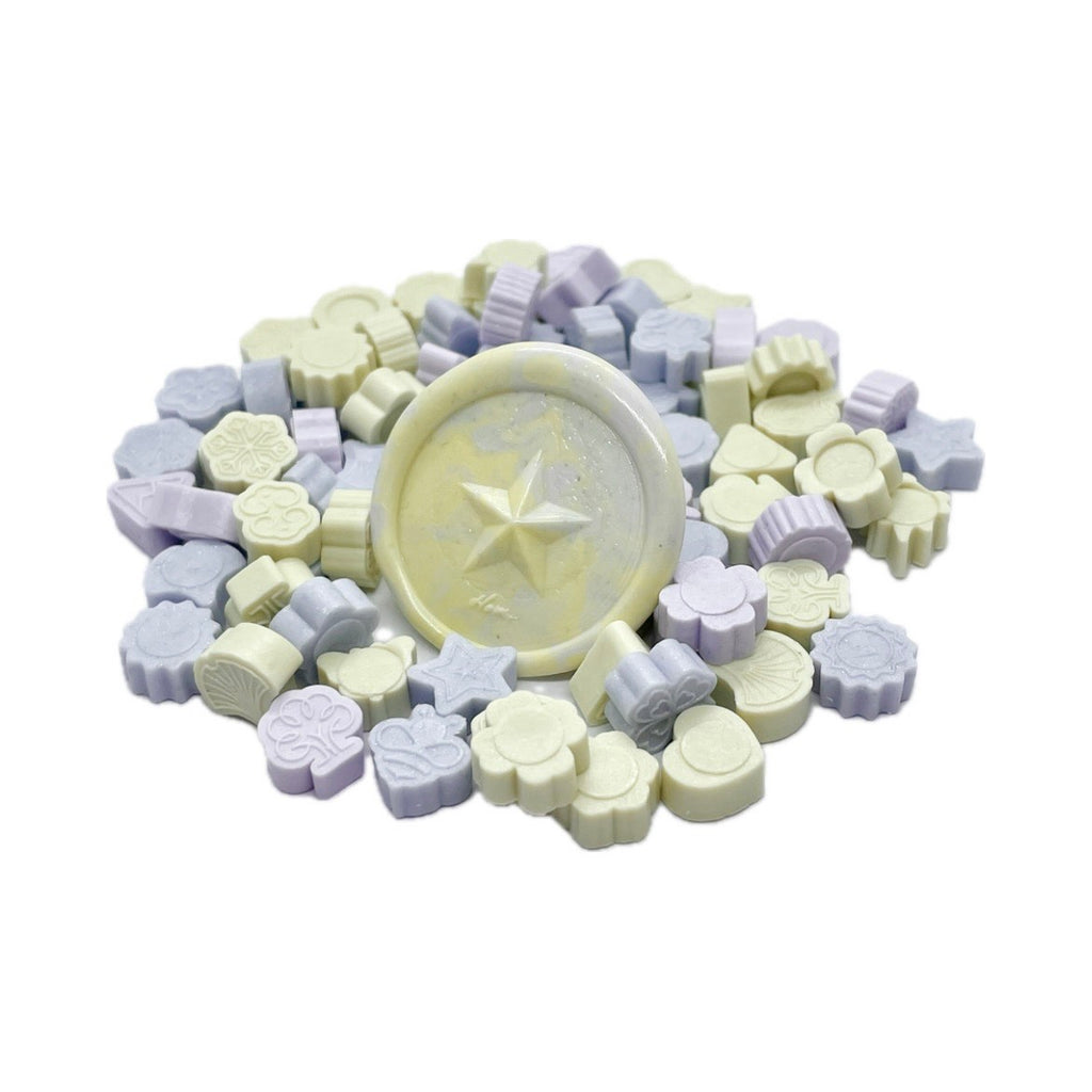 シーリングワックス 35g｜絵柄入り ペールブルー