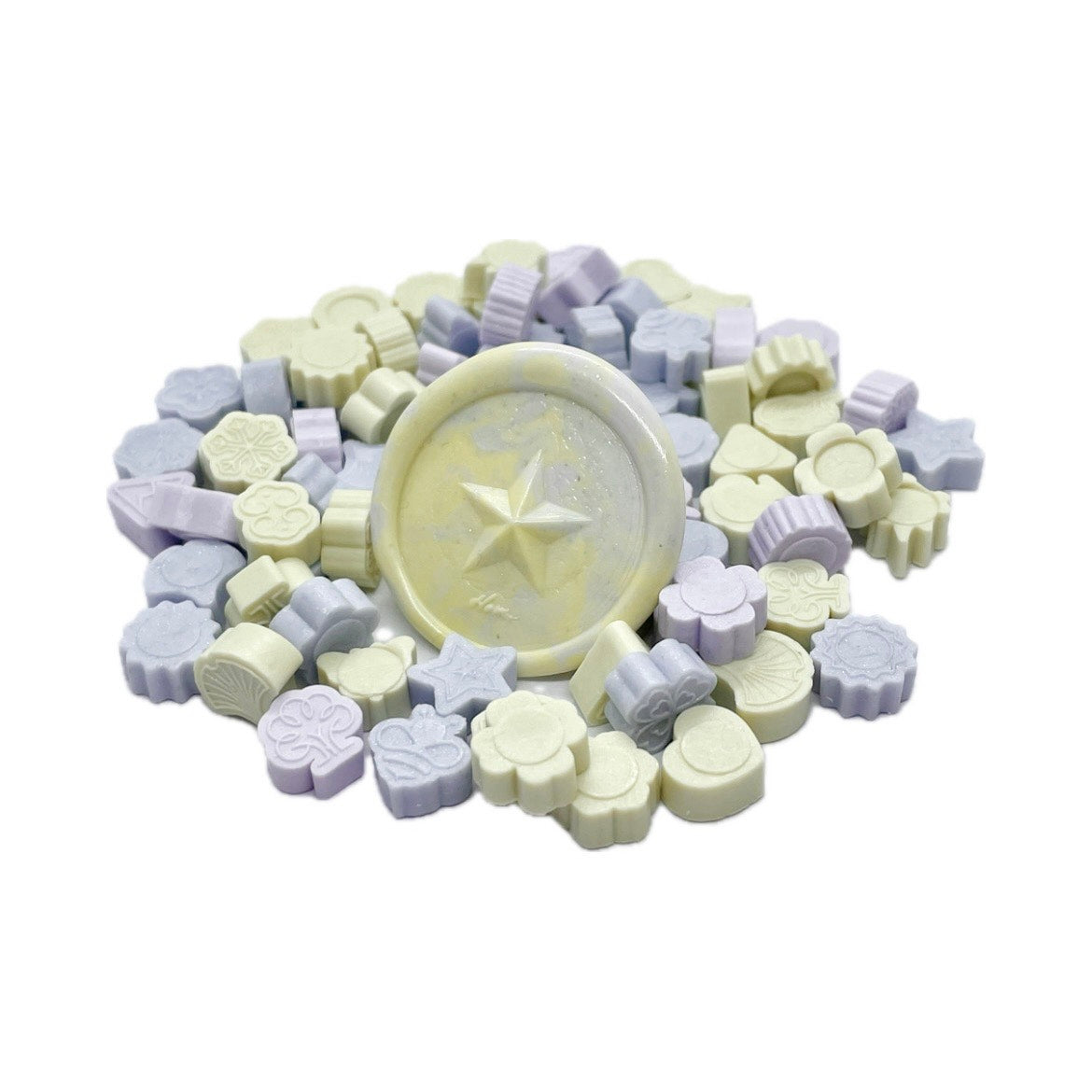シーリングワックス 35g｜絵柄入り ペールブルー