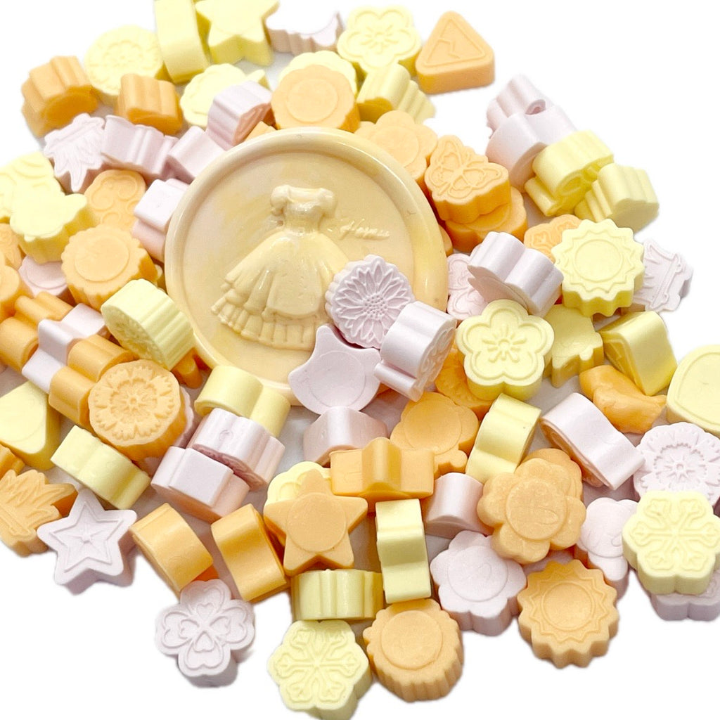 シーリングワックス 35g｜絵柄入り フレッシュオレンジ
