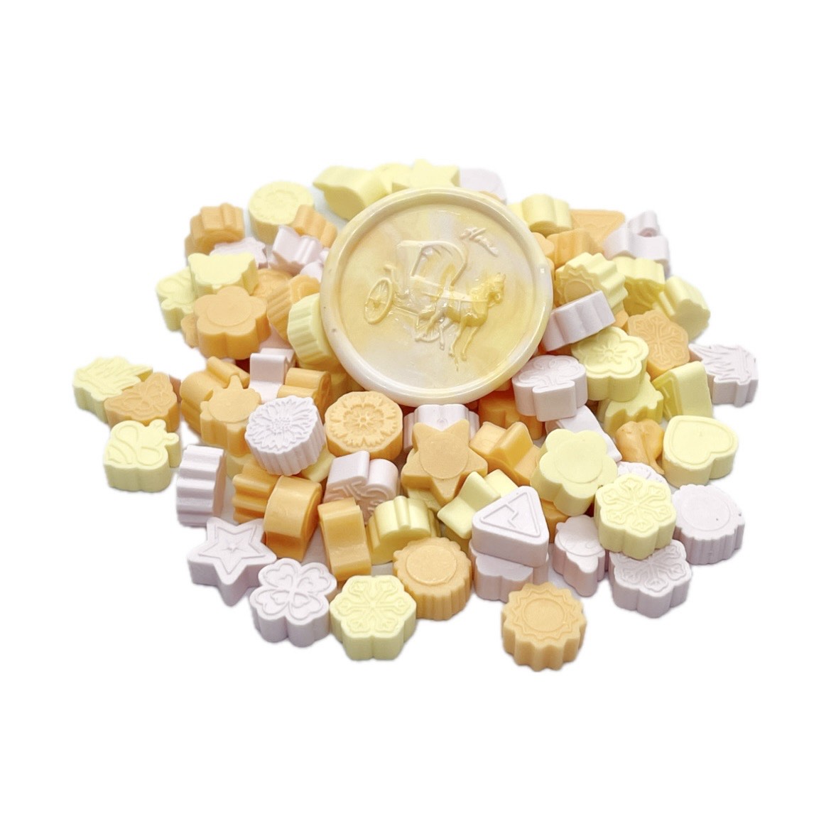 シーリングワックス 35g｜絵柄入り フレッシュオレンジ