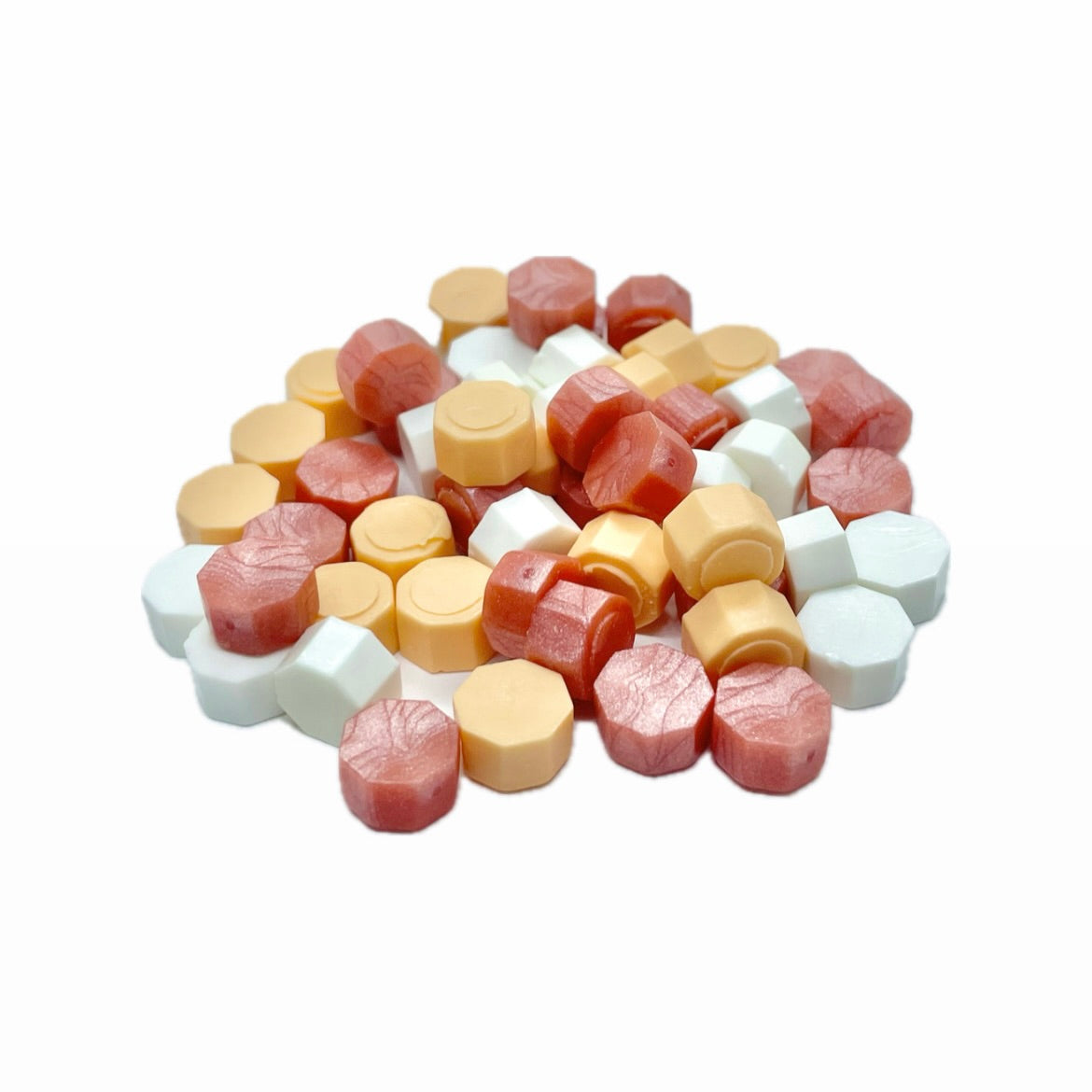 シーリングワックス 50g｜八角型 オレンジミックス