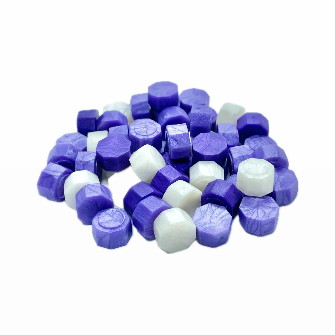 シーリングワックス 50g｜八角型 パープルミックス