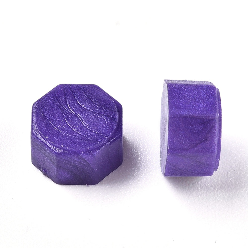 シーリングワックス 50g｜八角型 パープルミックス