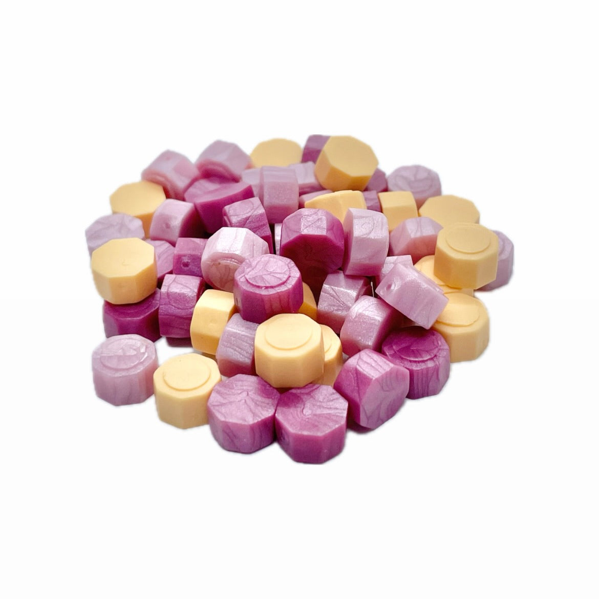 シーリングワックス 50g｜八角型 ピンクミックス