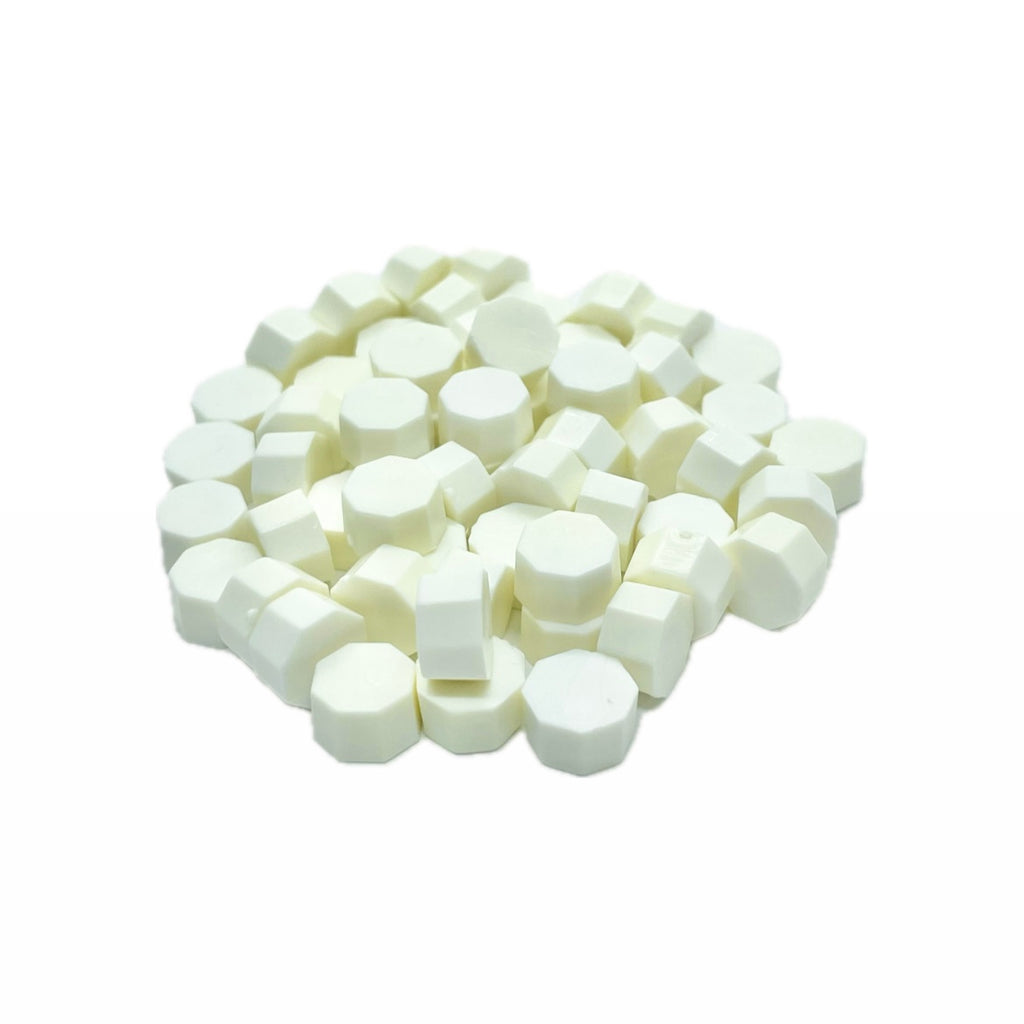 シーリングワックス 50g｜八角型 スノーホワイト