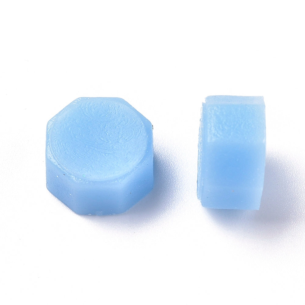 シーリングワックス 50g｜八角型 ベイビーブルー