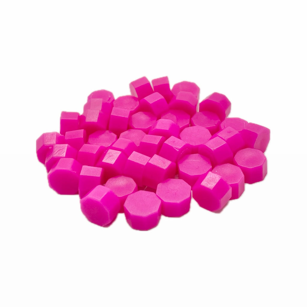 シーリングワックス 50g｜八角型 ホットピンク
