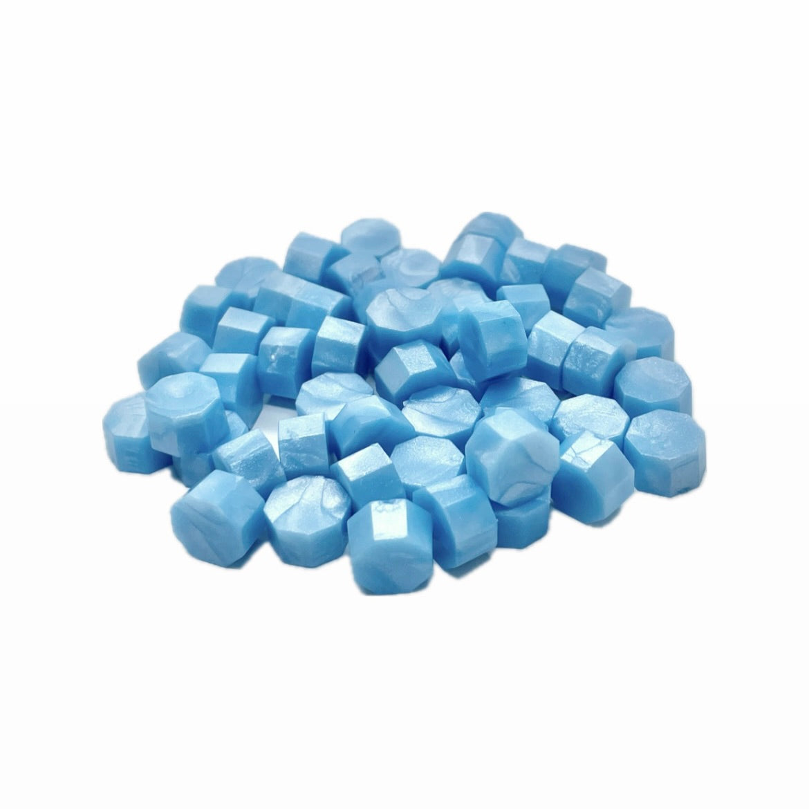 シーリングワックス 50g｜八角型 ライトブルー