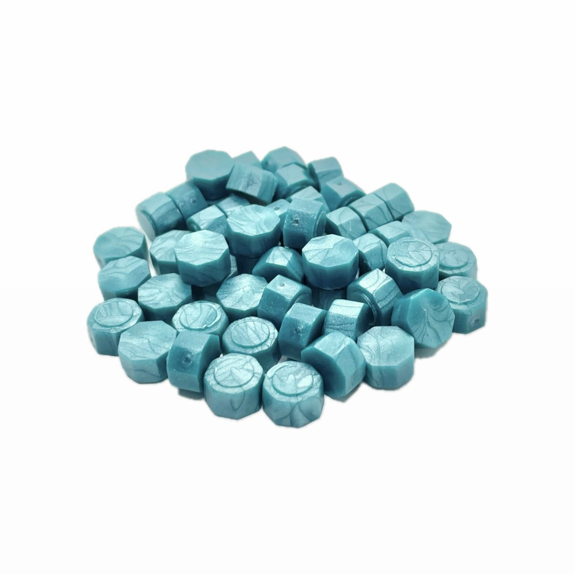 シーリングワックス 50g｜八角型 ナイルブルー