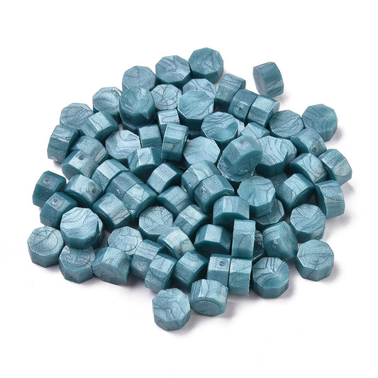 シーリングワックス 50g｜八角型 ナイルブルー