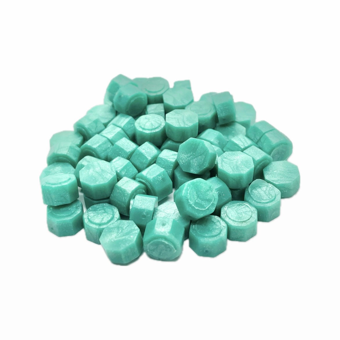 シーリングワックス 50g｜八角型 エメラルドグリーン