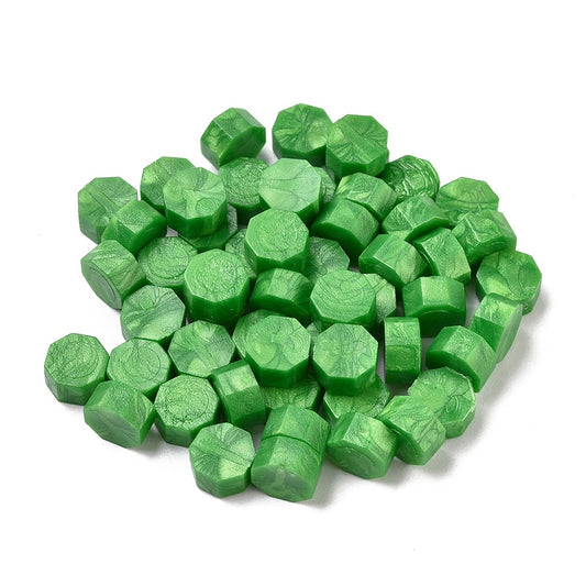 シーリングワックス 50g｜八角型 グリーン