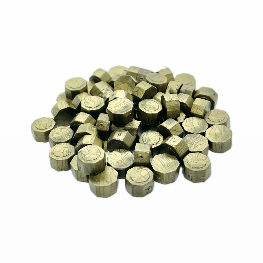 シーリングワックス 50g｜八角型 カーキ