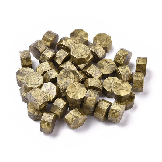 シーリングワックス 50g｜八角型 カーキ