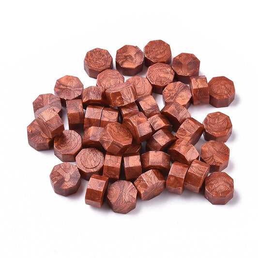 シーリングワックス 50g｜八角型 テラコッタ