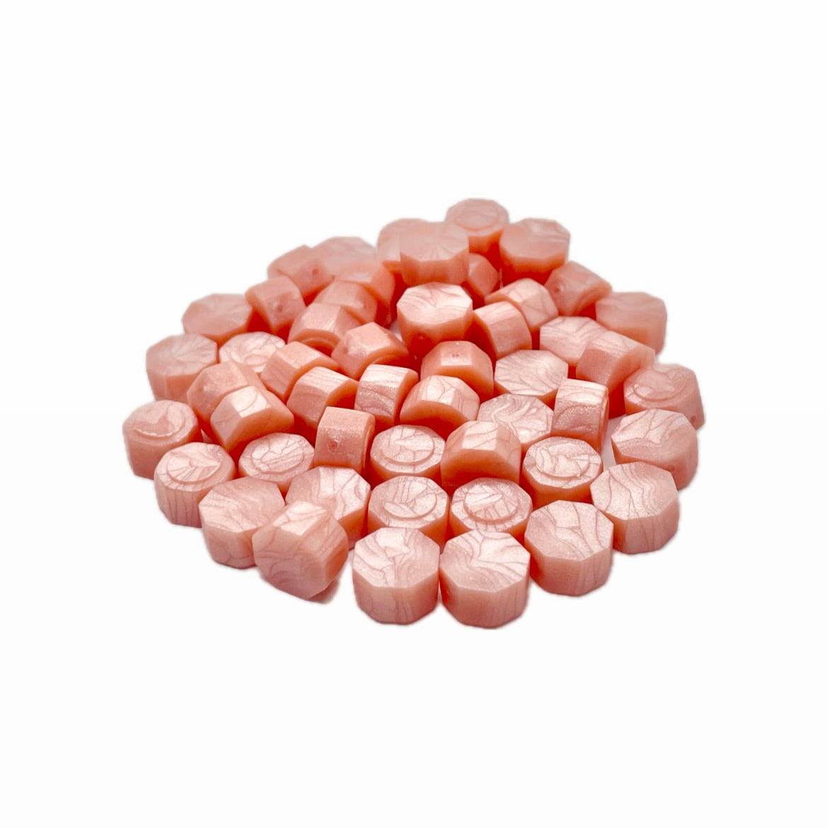 シーリングワックス 50g｜八角型 サーモンピンク