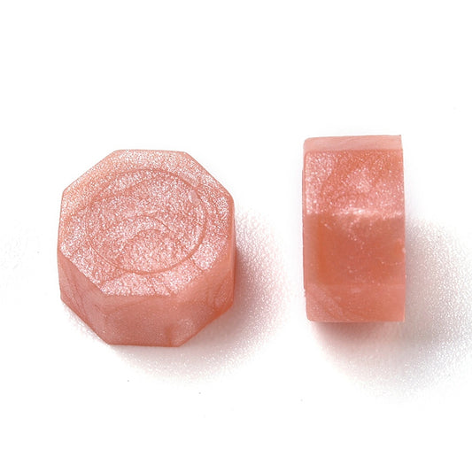 シーリングワックス 50g｜八角型 サーモンピンク
