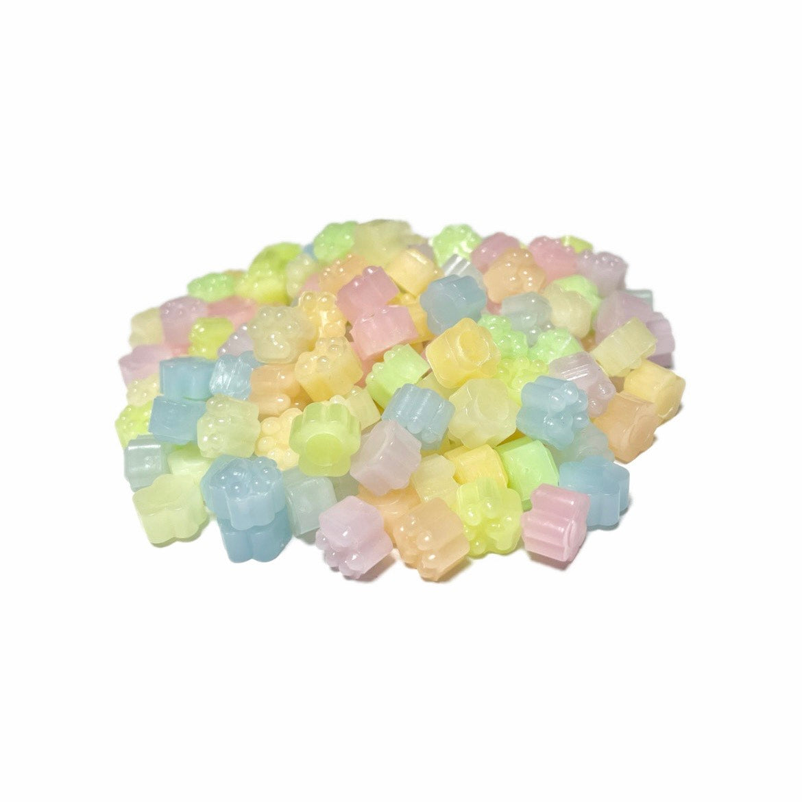 シーリングワックス 50g｜肉球型 蓄光ミックス